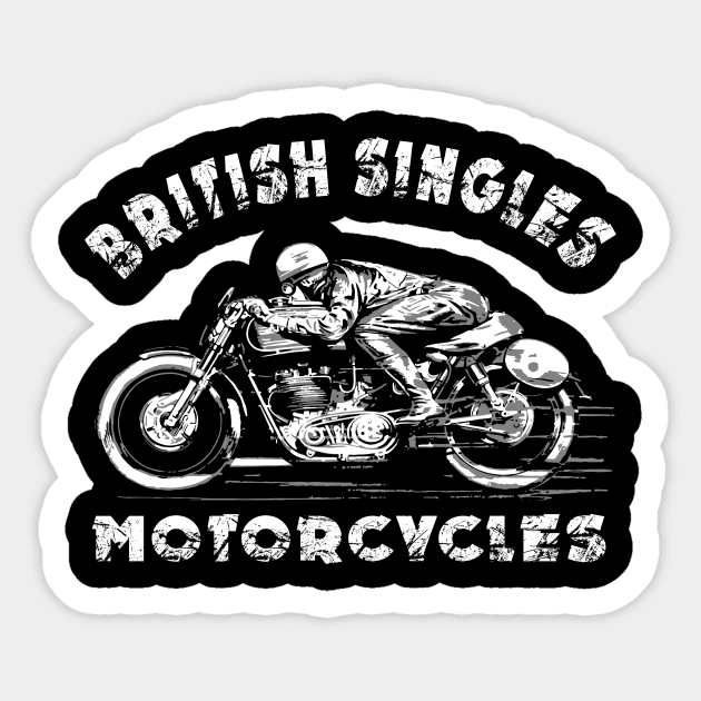 british motorcycles Sticker by retroracing